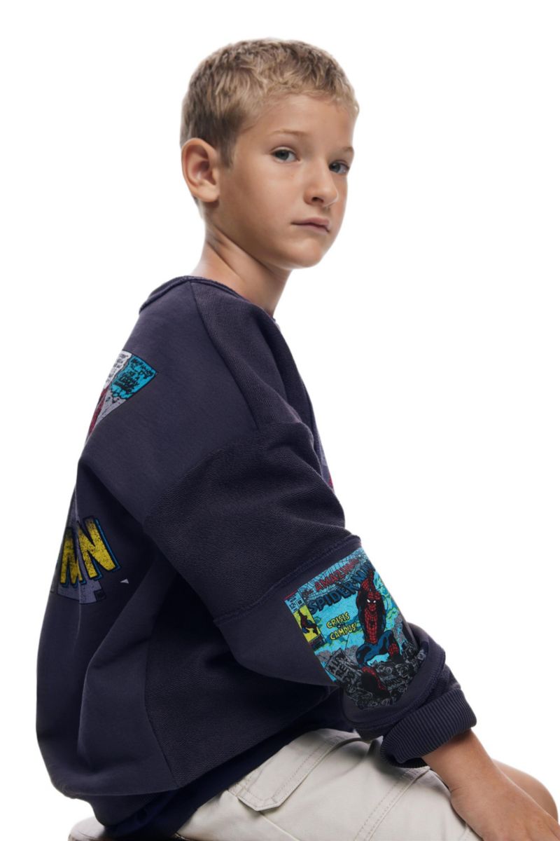 Boys's Sweatshirt pach spiderman