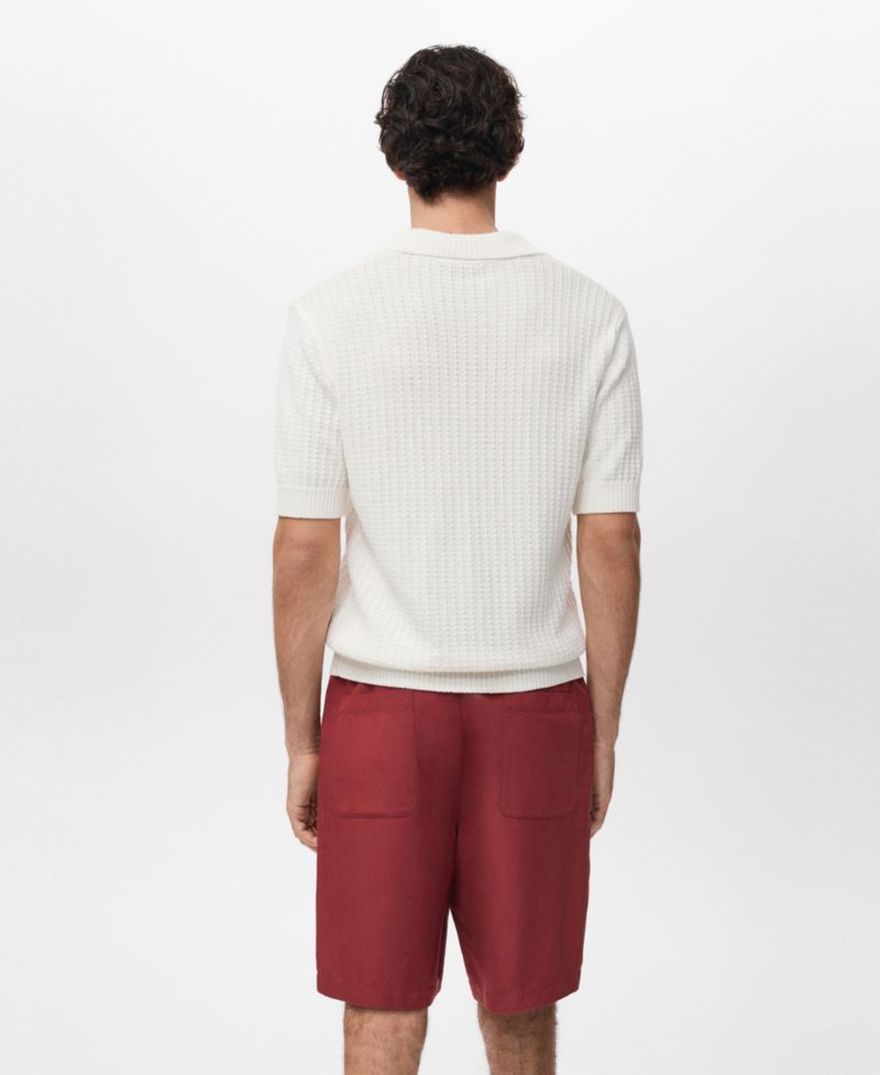Men's Cotton Knitted Polo Shirt