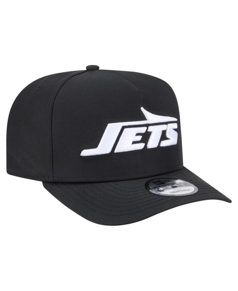 Men's Black New York Jets Gore-Tex A-Frame 9FIFTY Adjustable Hat
