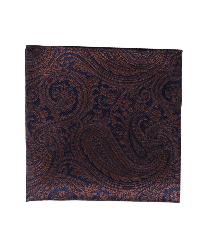 Men's Sobee Paisley Silk Necktie and Pocket Square