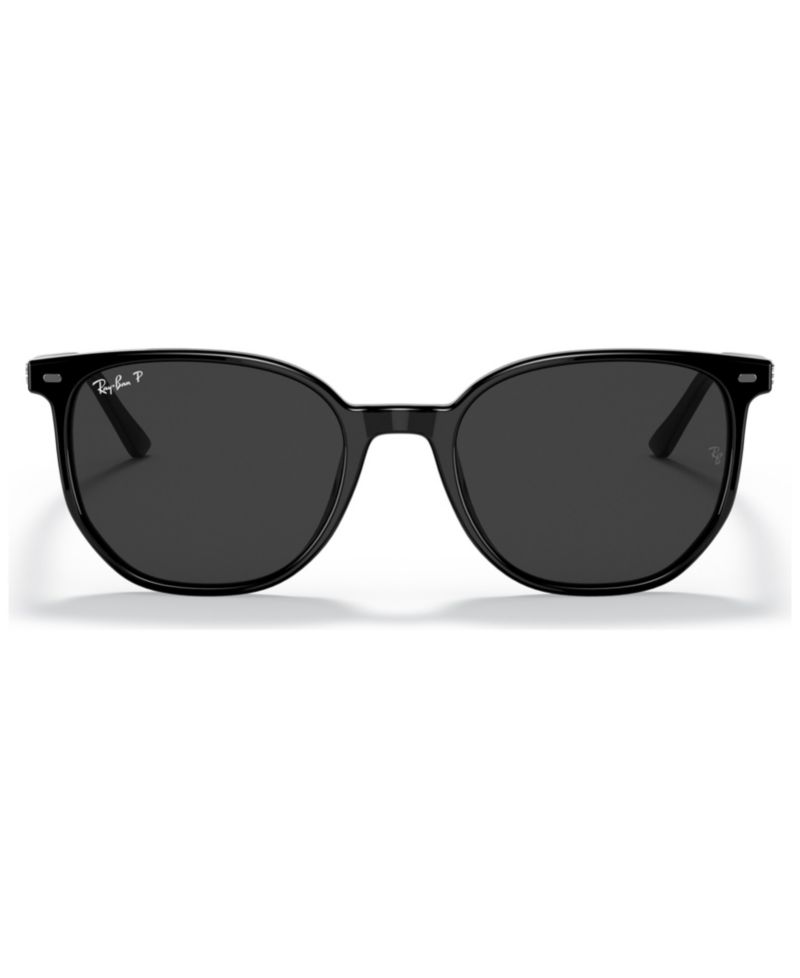 Unisex Elliot 54 Polarized Low Bridge Fit Sunglasses, RB2197F54-P