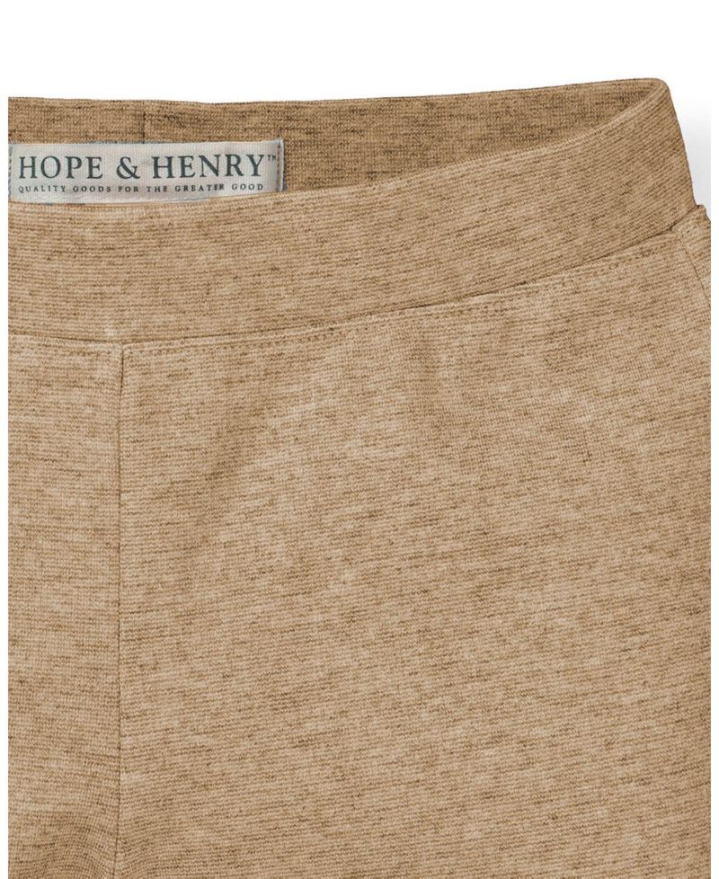 Little and Big Girls' 6-12 Button Cuff Ponte Pant