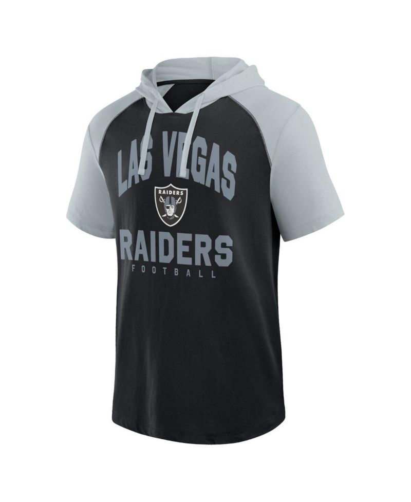 Men's Black Las Vegas Raiders Prime Hoodie T-Shirt