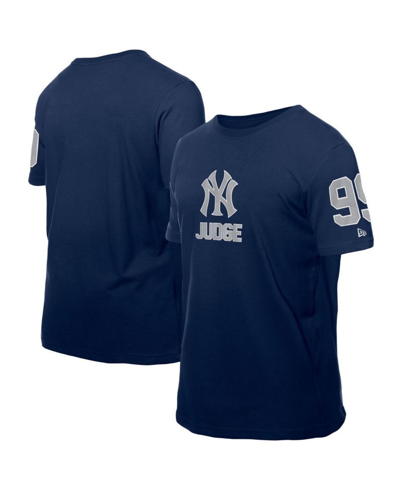 Men's Aaron Judge Navy New York Yankees Design Lab Name & Number T-Shirt