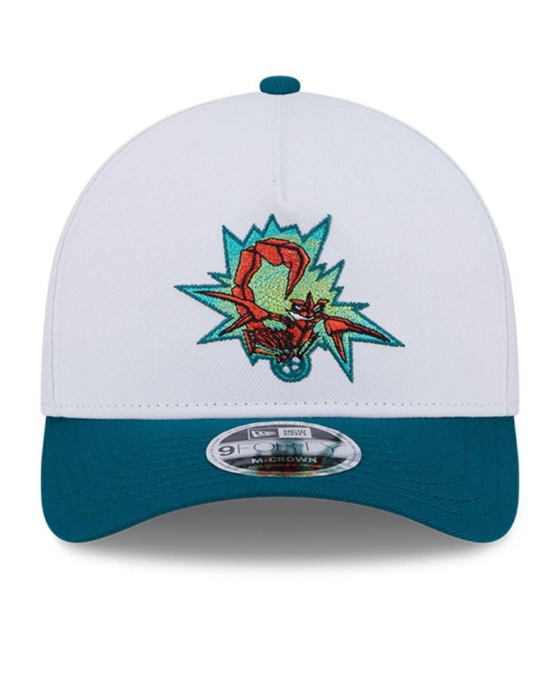 Men's White/Green San Jose Earthquakes 2025 Jersey Hook 9FORTY M-Crown Adjustable Hat