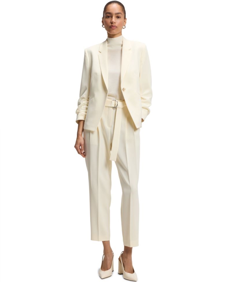 BOSS by Women's Japanese Crepe Slim-Fit Blazer