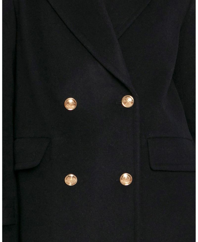 Women's Harbour Military Wool Blend Pea Coat