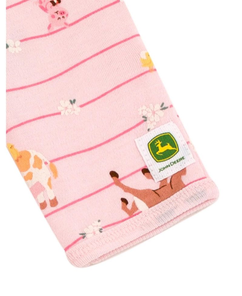 Baby Girls Girl's(Newborn-24M) Animals Ribbed Zip Up Sleep N' Play Coverall