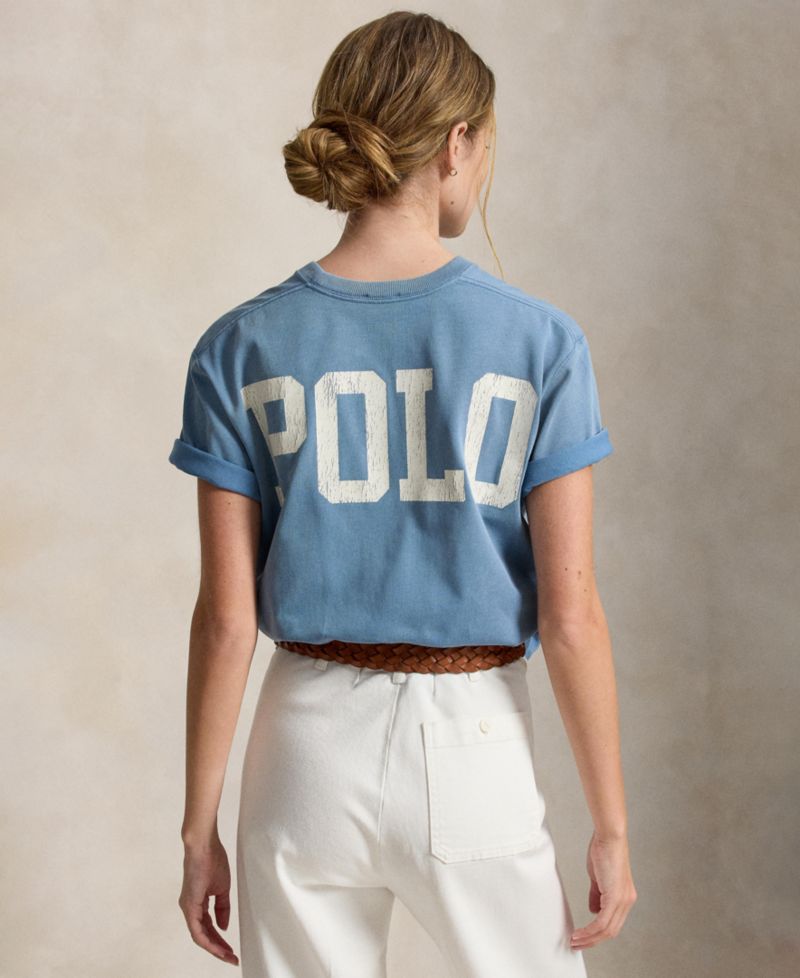 Women's Polo Graphic Crewneck T-Shirt