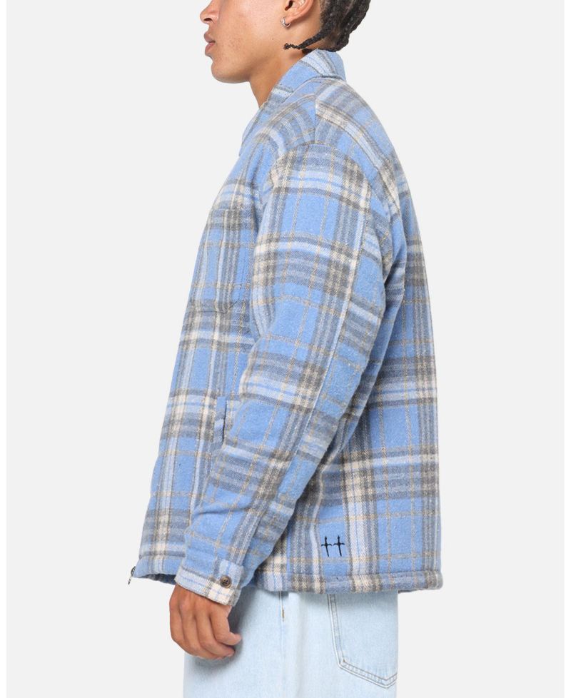 Men's Plaid Zip Jacket