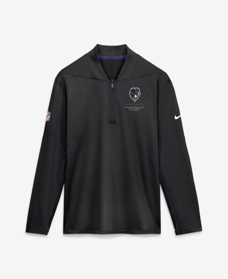 Men's Baltimore Ravens Glory Half-Zip Midweight Pullover Sweatshirt