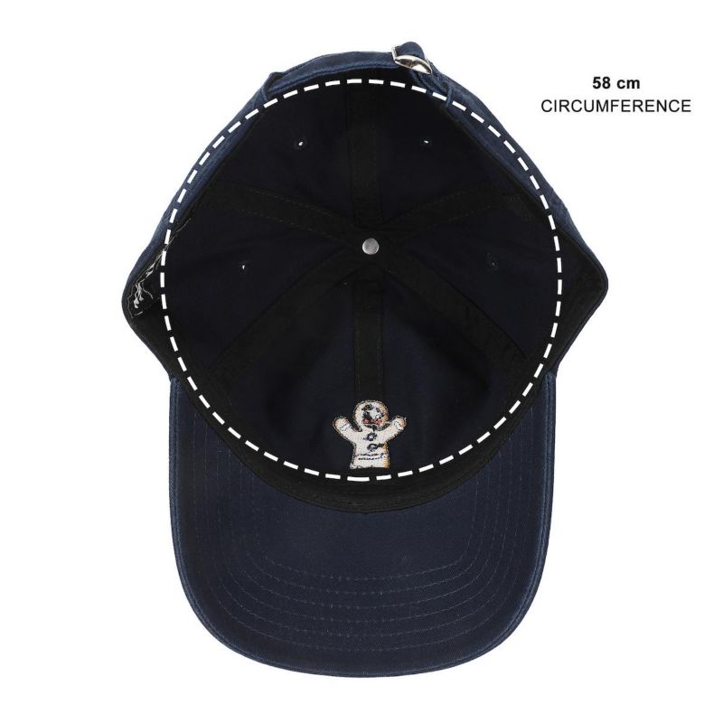 Men's Embroidered Gingy Navy Unstructured Baseball Cap