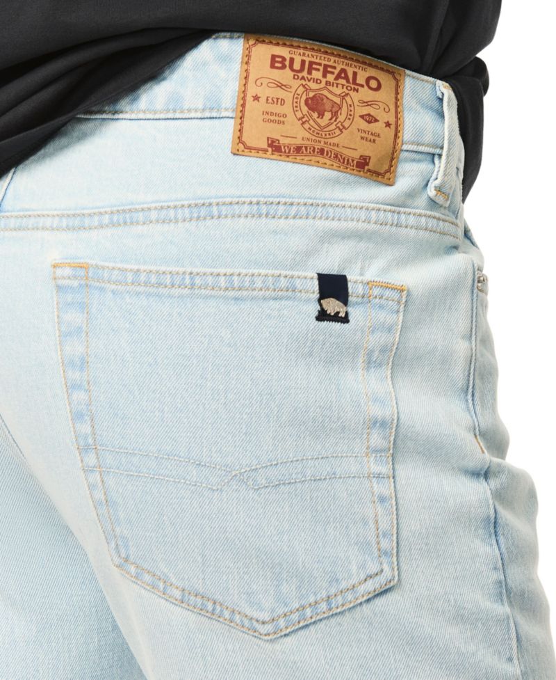 Men's Relaxed Straight Driven Light Rinse Denim Jeans