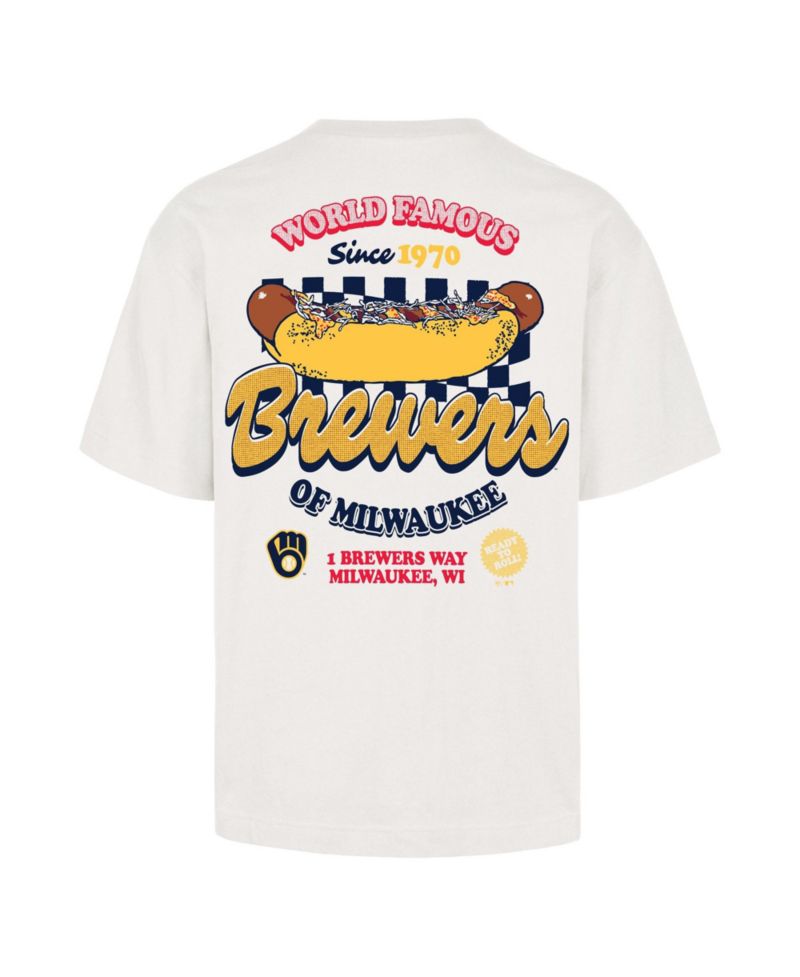 Men's Cream Milwaukee Brewers Glizzy T-Shirt