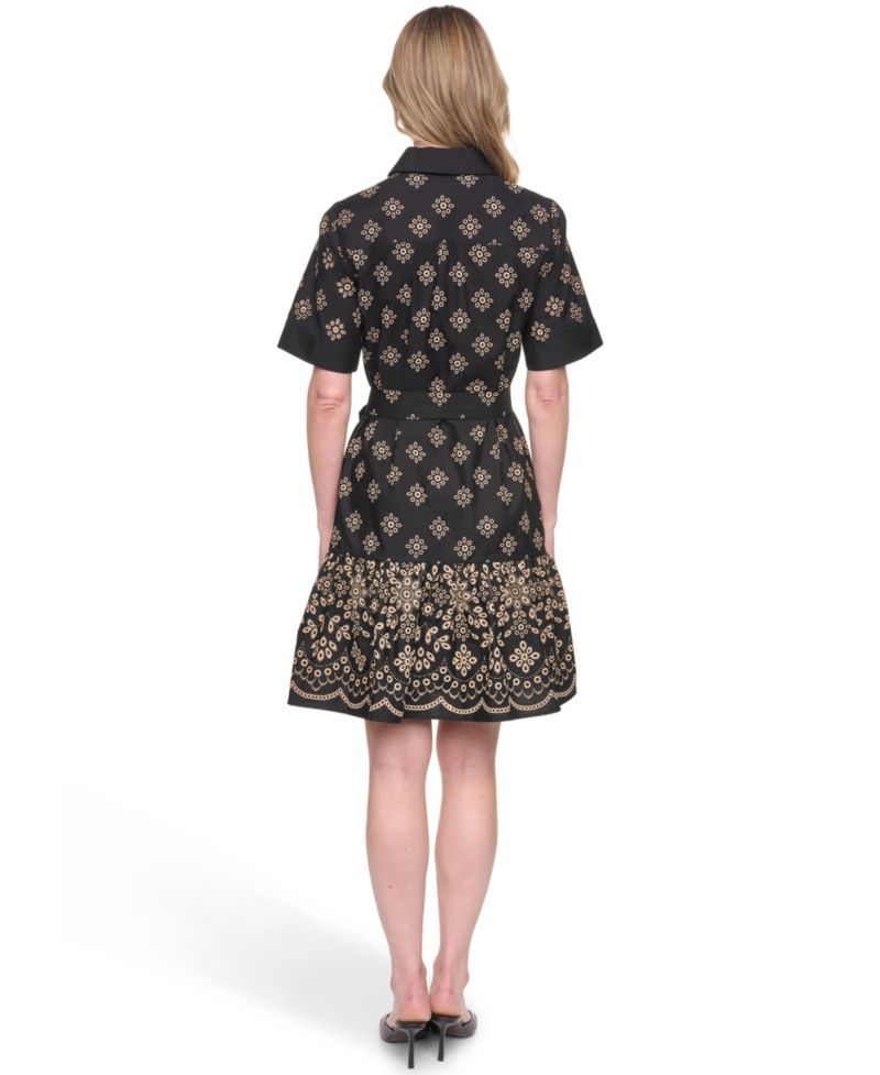 Women's Cotton Poplin Shirt-Dress