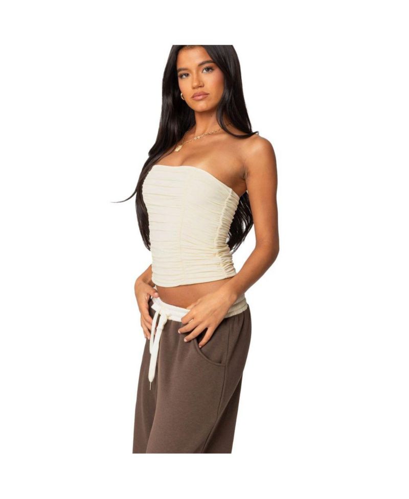 Women's Fifi Gathered Strapless Top