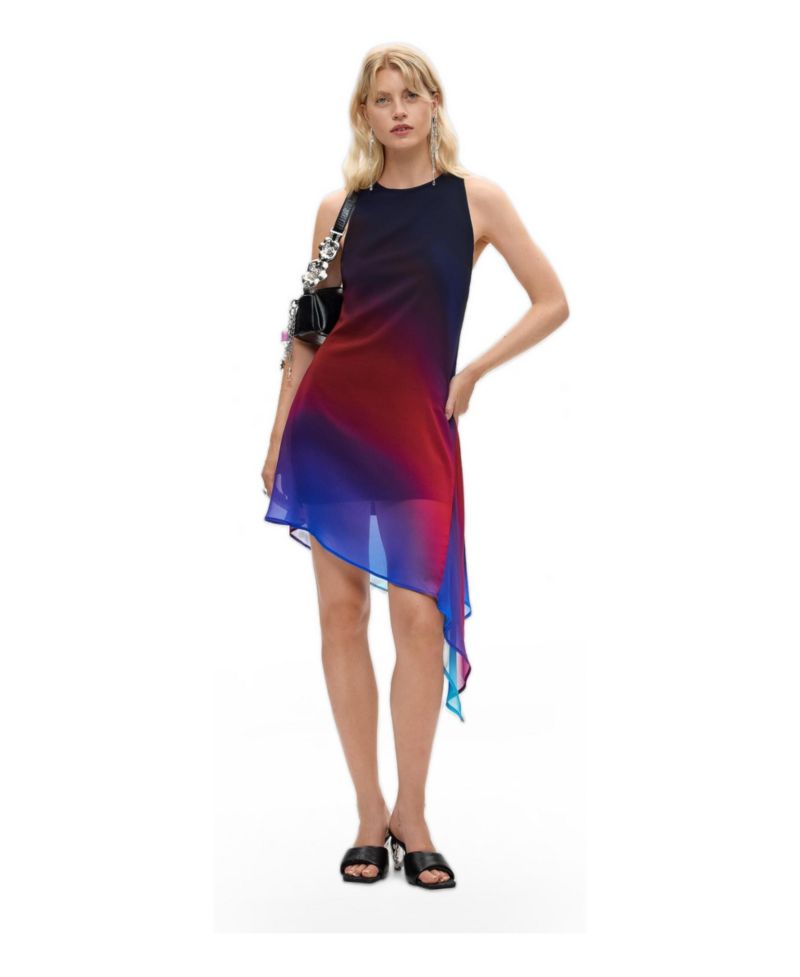 Women's Asymmetric tulle dress