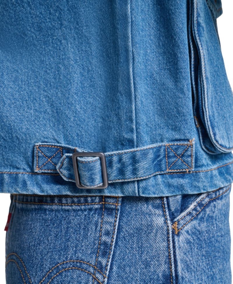 Women's Cropped Cotton Corduroy-Collar Barn Jacket