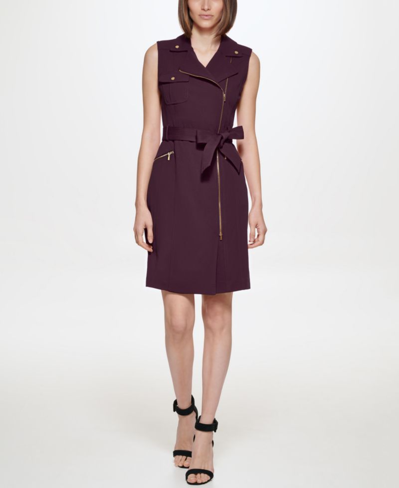 Women's Scuba Crepe Sleeveless Dress