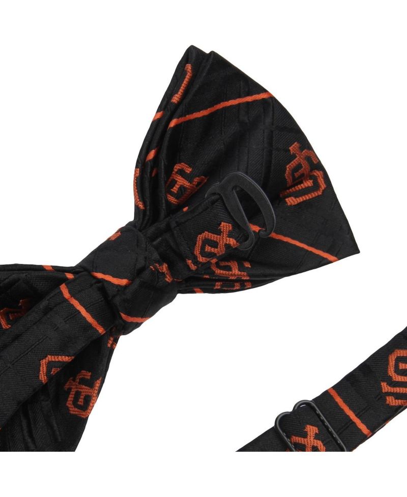 Men's Black San Francisco Giants Oxford Bow Tie