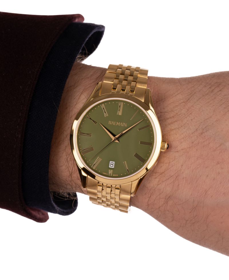 Men's Swiss Classic R Gold PVD Stainless Steel Bracelet Watch 41mm