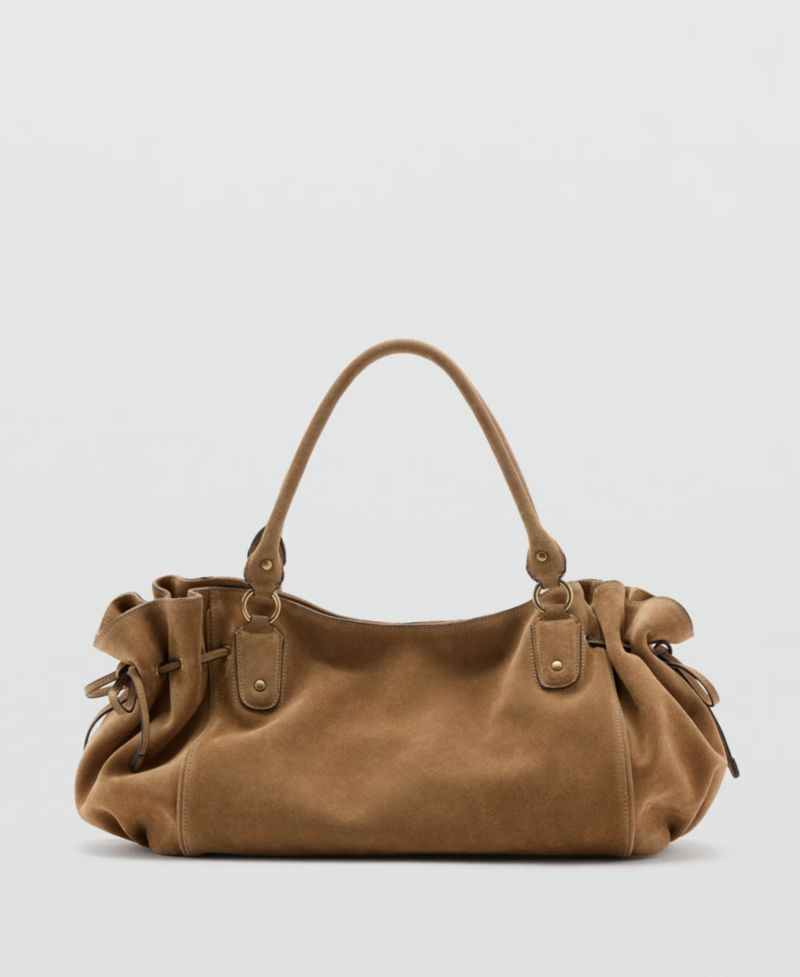 Women's Starring Hailey Bieber Suede Shoulder Bag