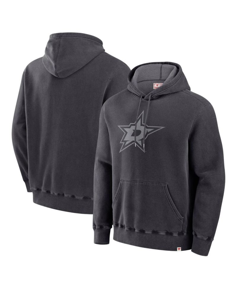 Men's Black Dallas Stars Made in Canada Pullover Hoodie