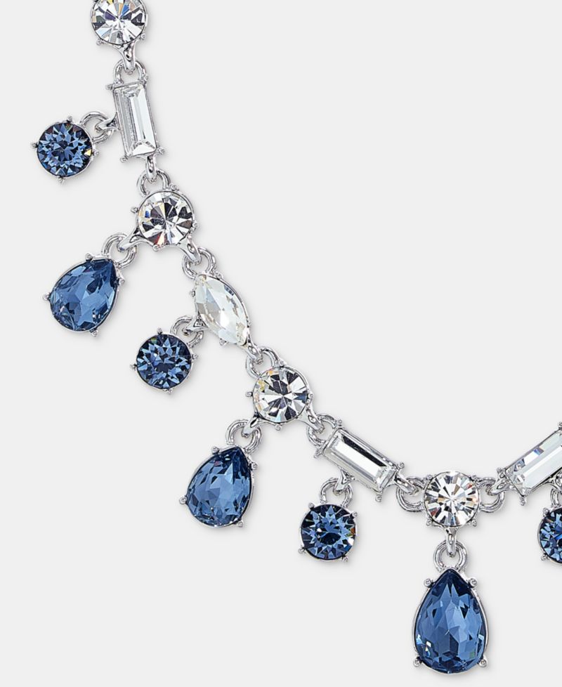 Crystal Shaky Statement Necklace, 16" + 3" extender