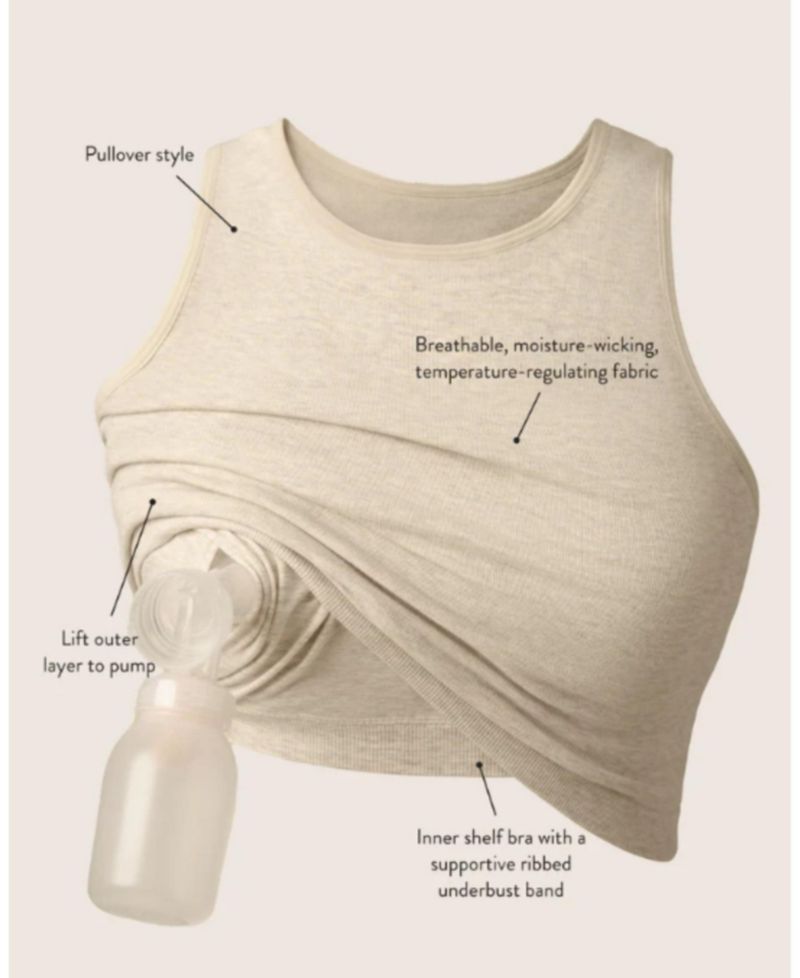 Maternity Sublime Hands-Free Pumping Longline Bra Busty