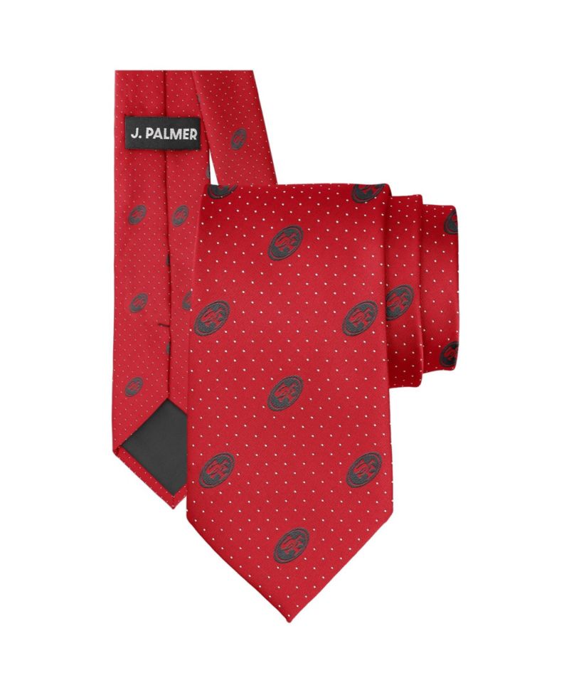 Men's San Francisco 49ers Game Day Polka Dot Tie