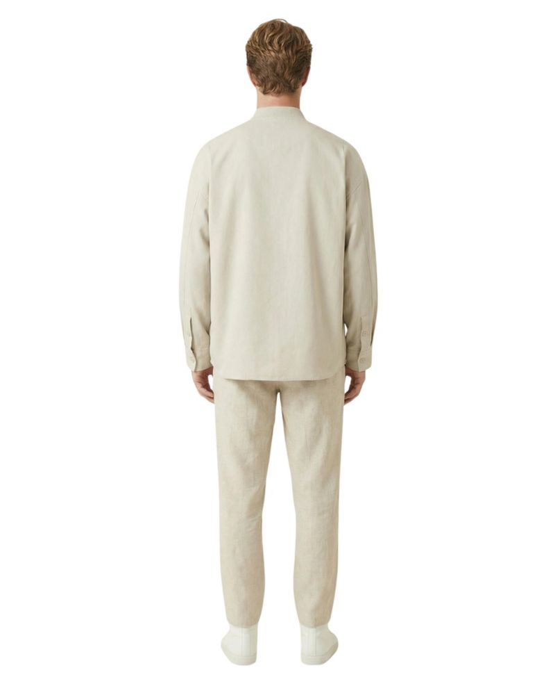 Men's Long Sleeve Stand-Collar Zip-Front Jacket