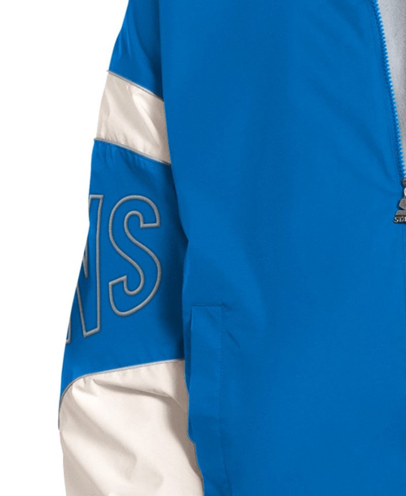 Men's Blue Detroit Lions The Gust Full-Zip Hooded Jacket