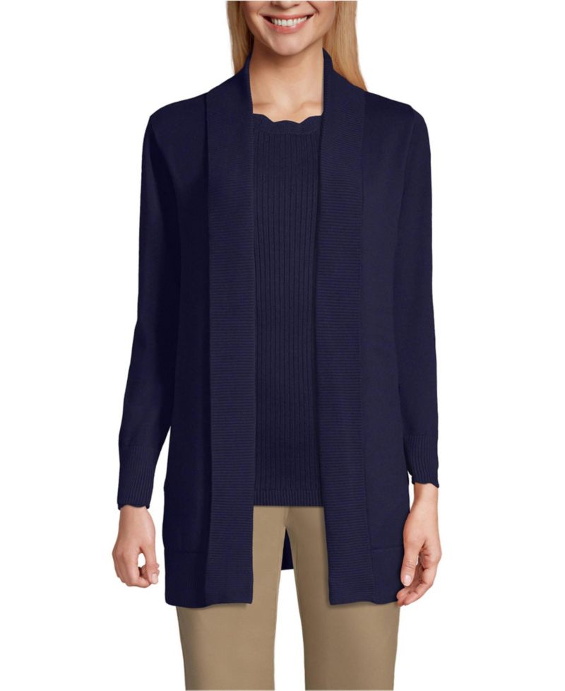 Women's Cotton Modal Shawl Collar Cardigan Sweater
