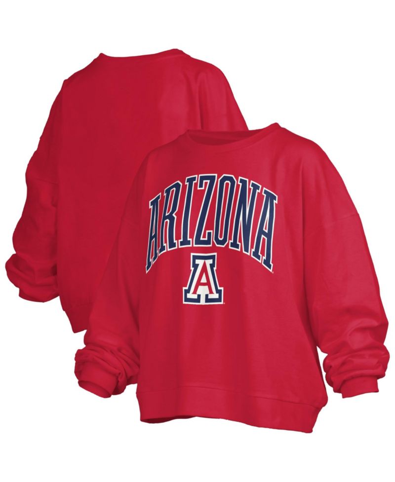 Women's Red Arizona Wildcats Janise Fleece Sweatshirt