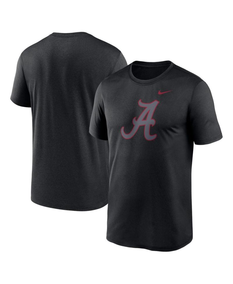 Men's Black Alabama Crimson Tide Color Pop Logo Legend T-Shirt