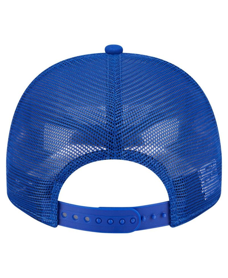 Men's Royal Golden State Warriors Vintage Team Rope A-Frame 9FIFTY Snapback Hat