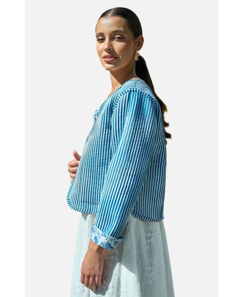 Women's Reversible Cotton Quilted Jacket