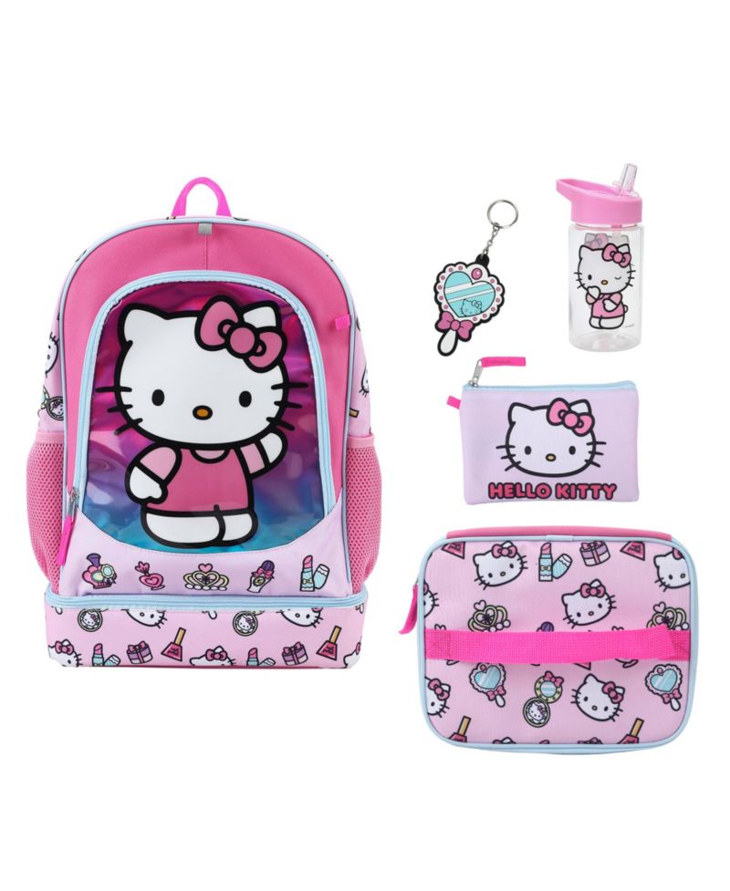 Makeup Icons 5 Piece 17 Inch Backpack Set