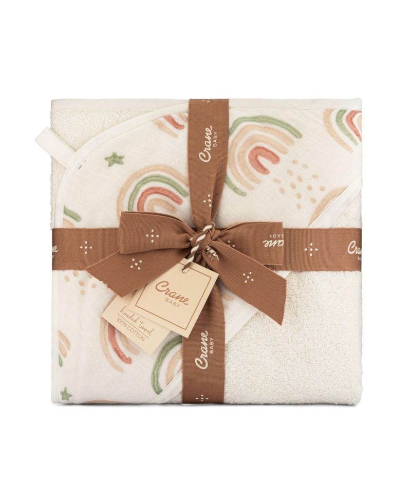 Infants Parker Hooded Rainbow Towel