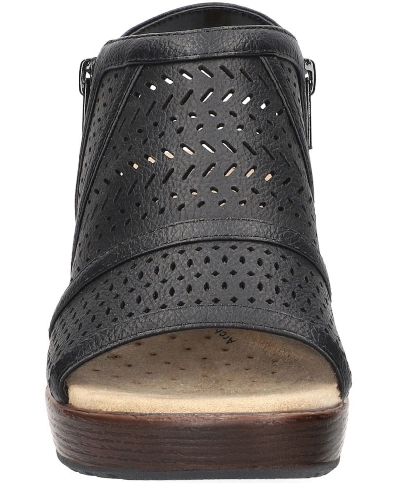 Easy Street Women's Evan Open Toe Platform Sandals