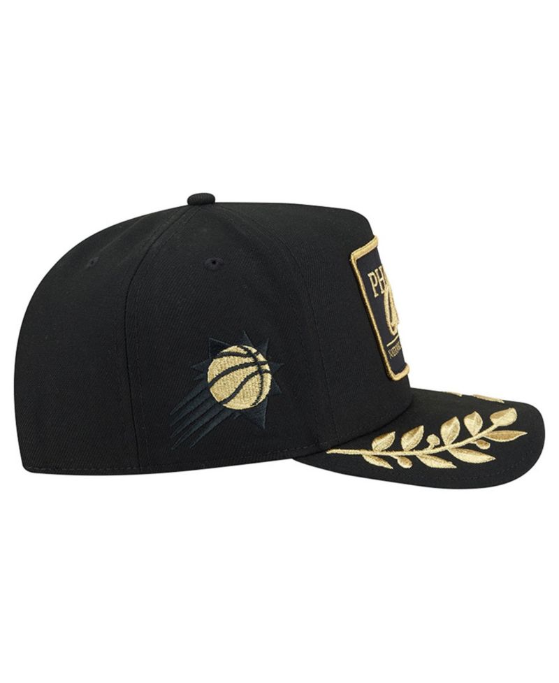 Men's Black Phoenix Suns Golden 9FIFTY Snapback Hat