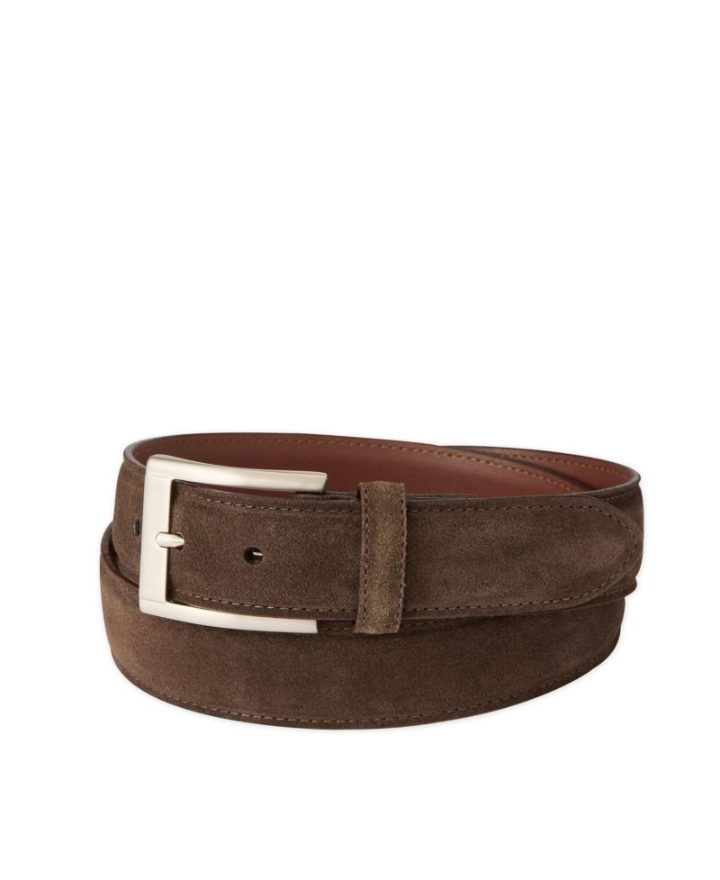 Men's Italian Sueded Calfskin Dress Casual Belt