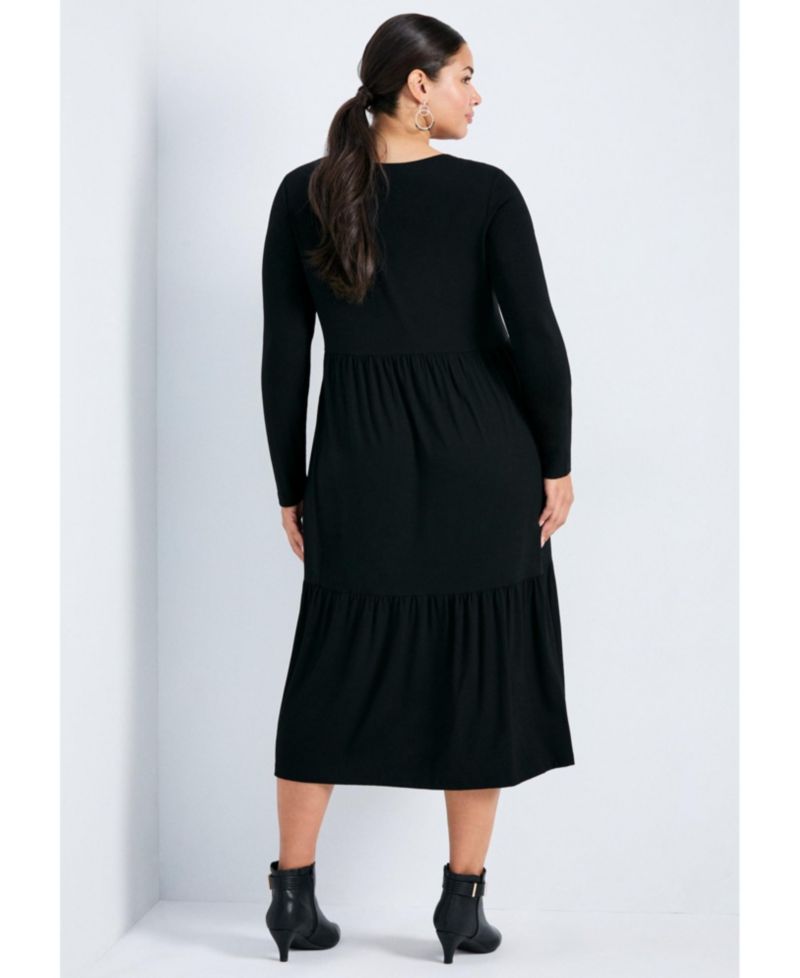 Women's Nylah Tiered Knit Dress