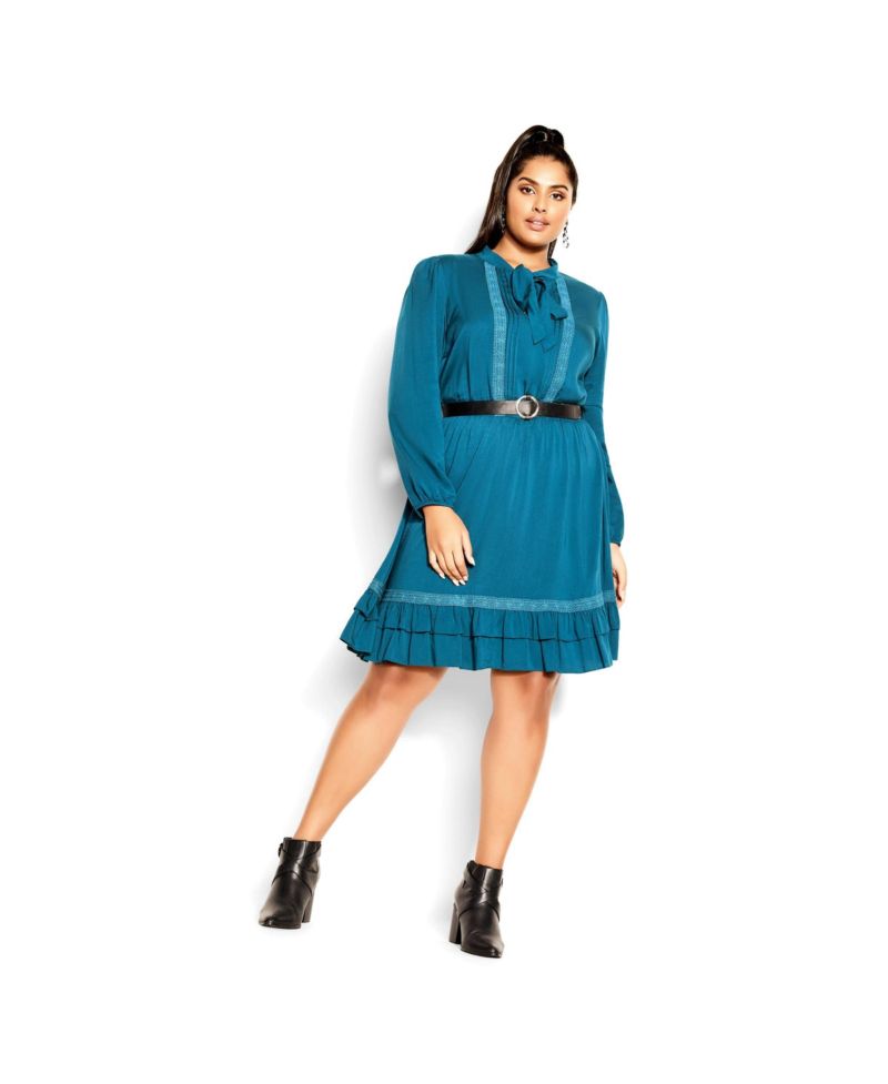 Plus Size Precious Tie Dress