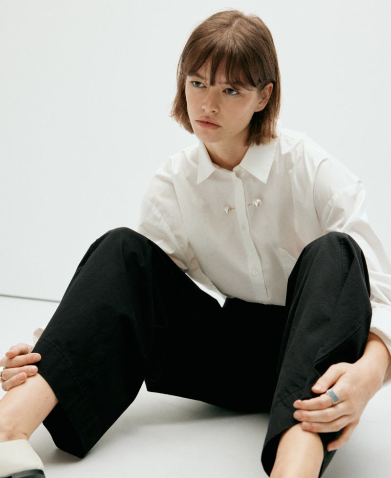 Women's Balloon Wide-Leg Pants