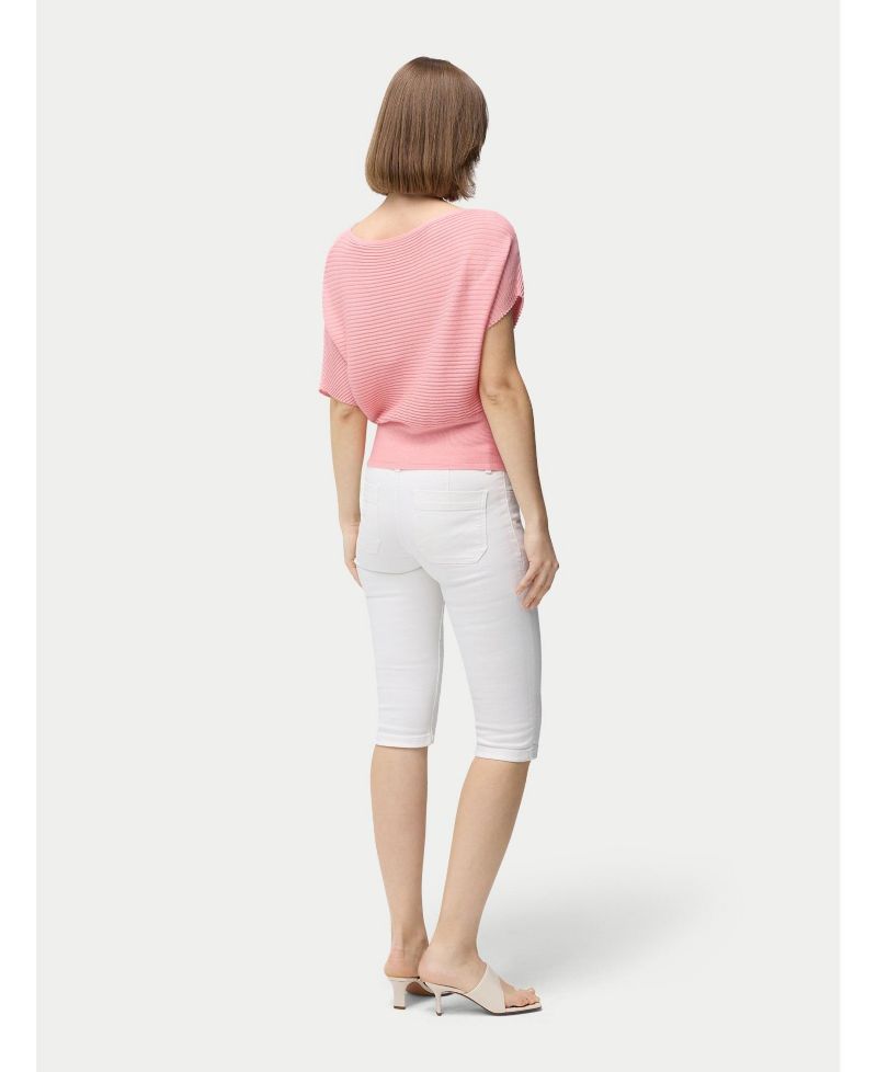 Women's Short Dolman Sleeve Cashmere Sweater