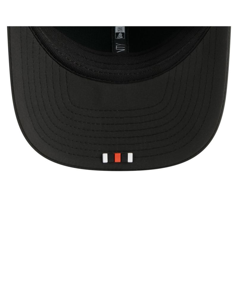 Men's Black Cincinnati Bengals 2025 Sideline 9SEVENTY Trucker Adjustable Hat
