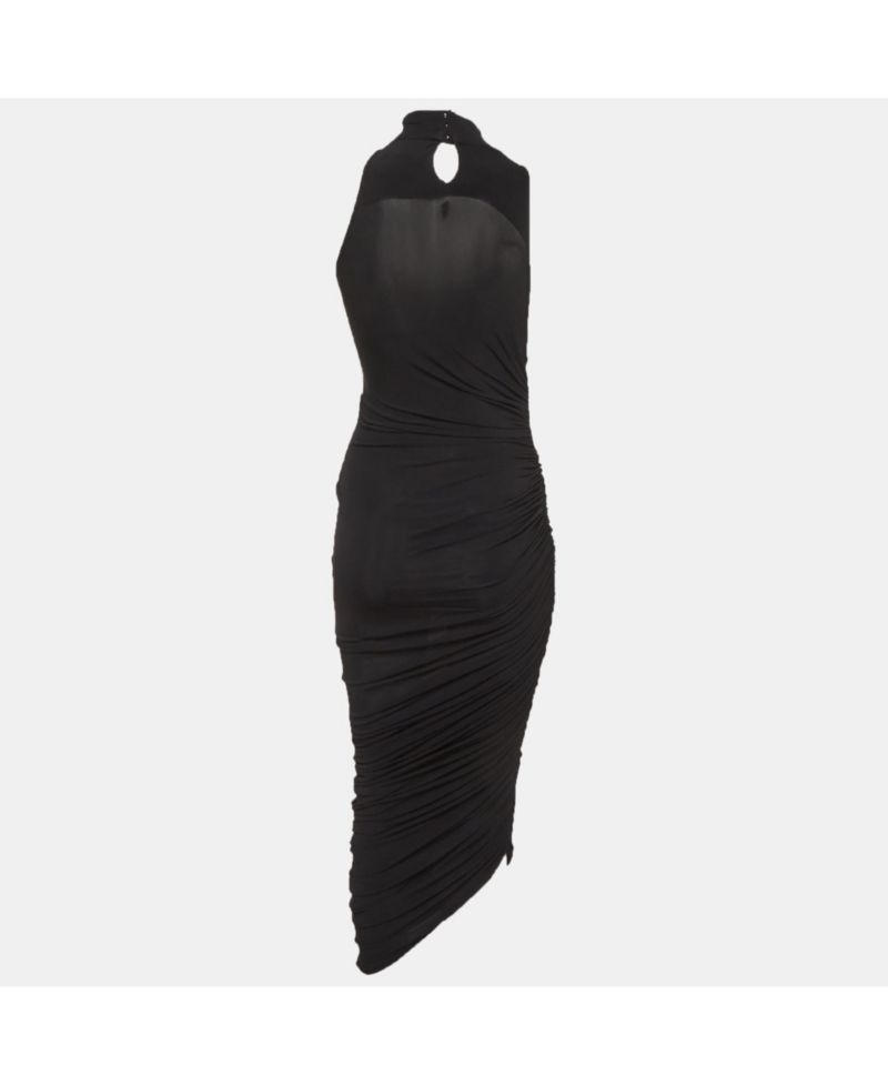 Women's Jersey Ruched La Robe Piazza Midi Dress