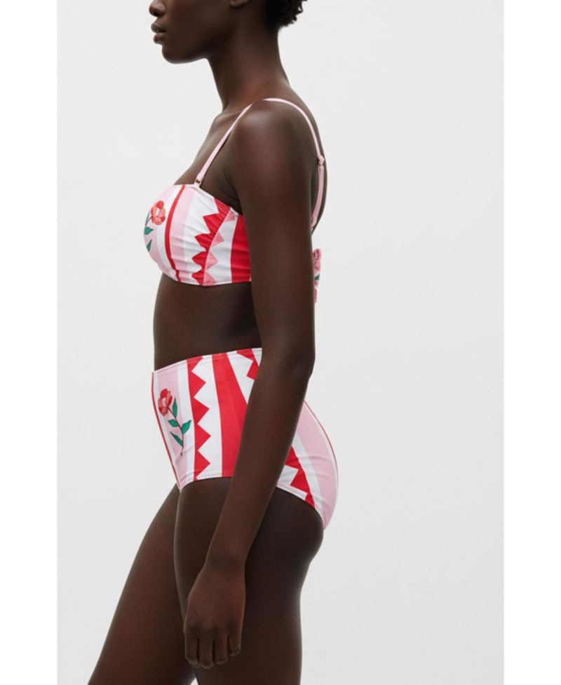 Women's Jungle Rose Reversible Bikini Bottom