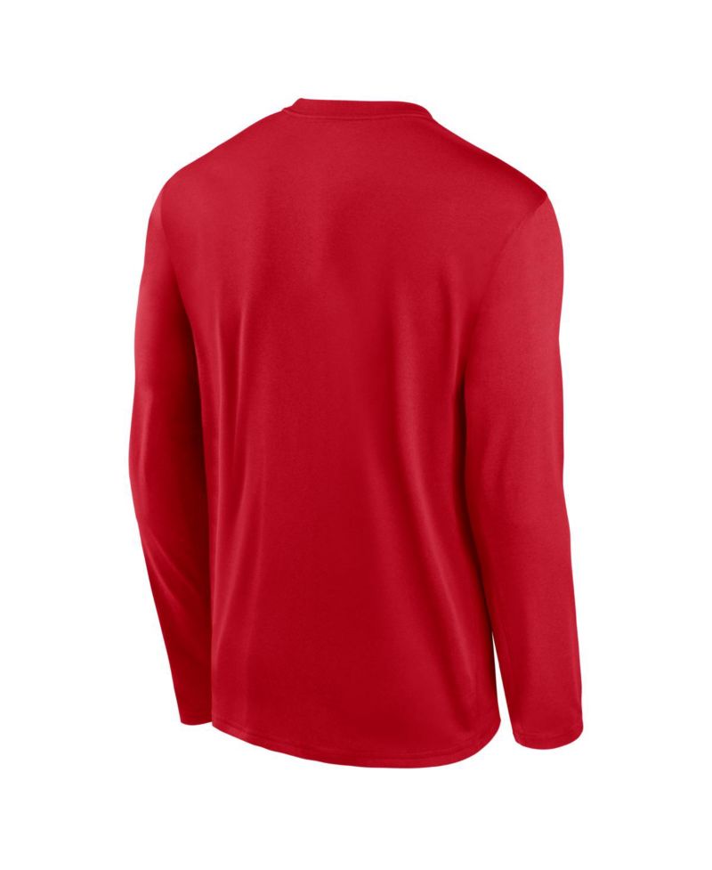 Men's Red Philadelphia Phillies Authentic Collection Legend Dri-FIT Long Sleeve T-Shirt